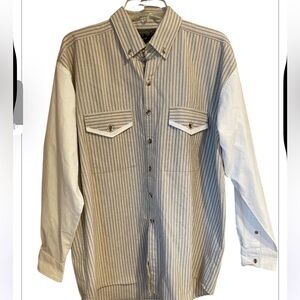 Spindle River western button down mens 1990’s shirt Vgt cowboy